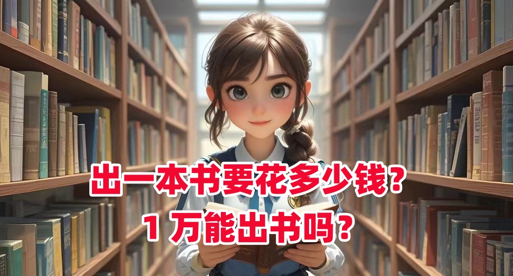 出一本书要花多少钱？1 万能出书吗？